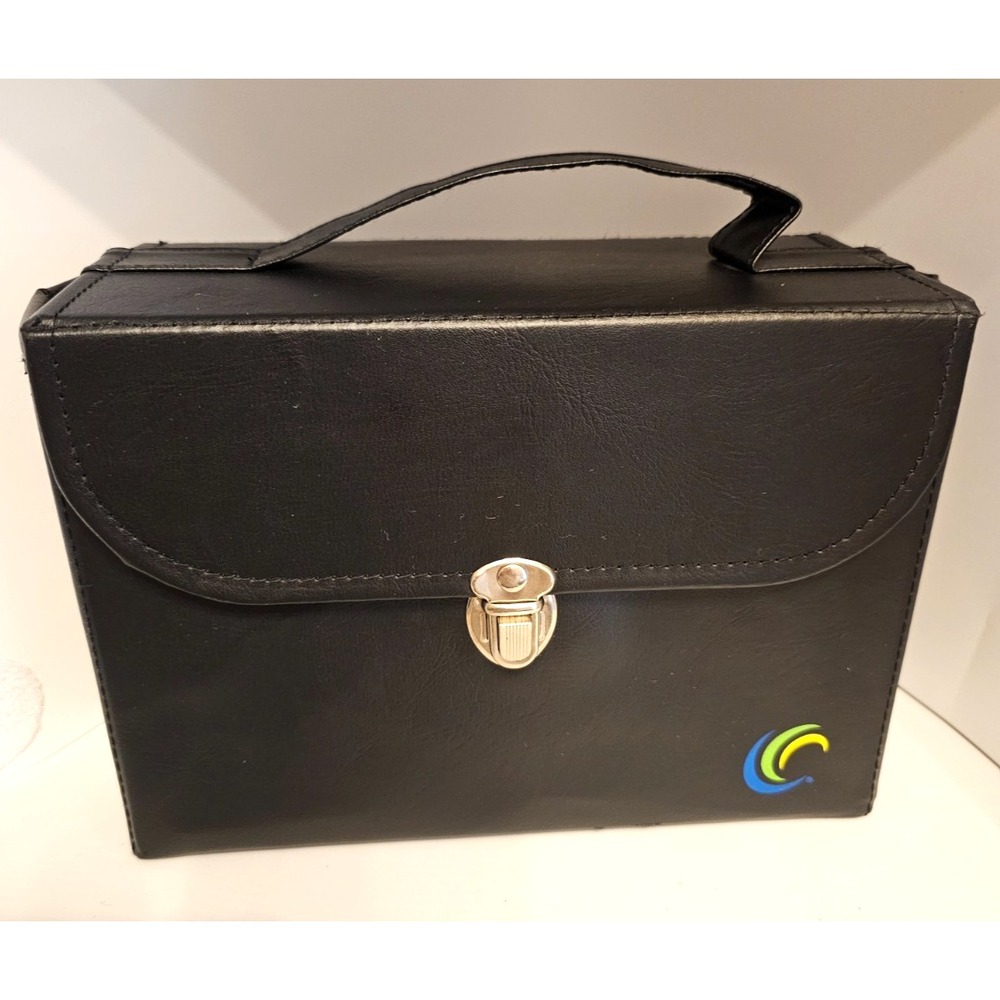 RARE WeightWatchers Carrying Case w Handle Black WW Prog Accessory Storage Tote